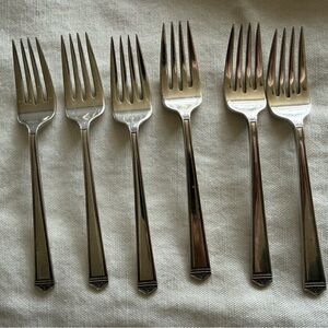 1847 Rogers Bros silver plated forks- Set of 6